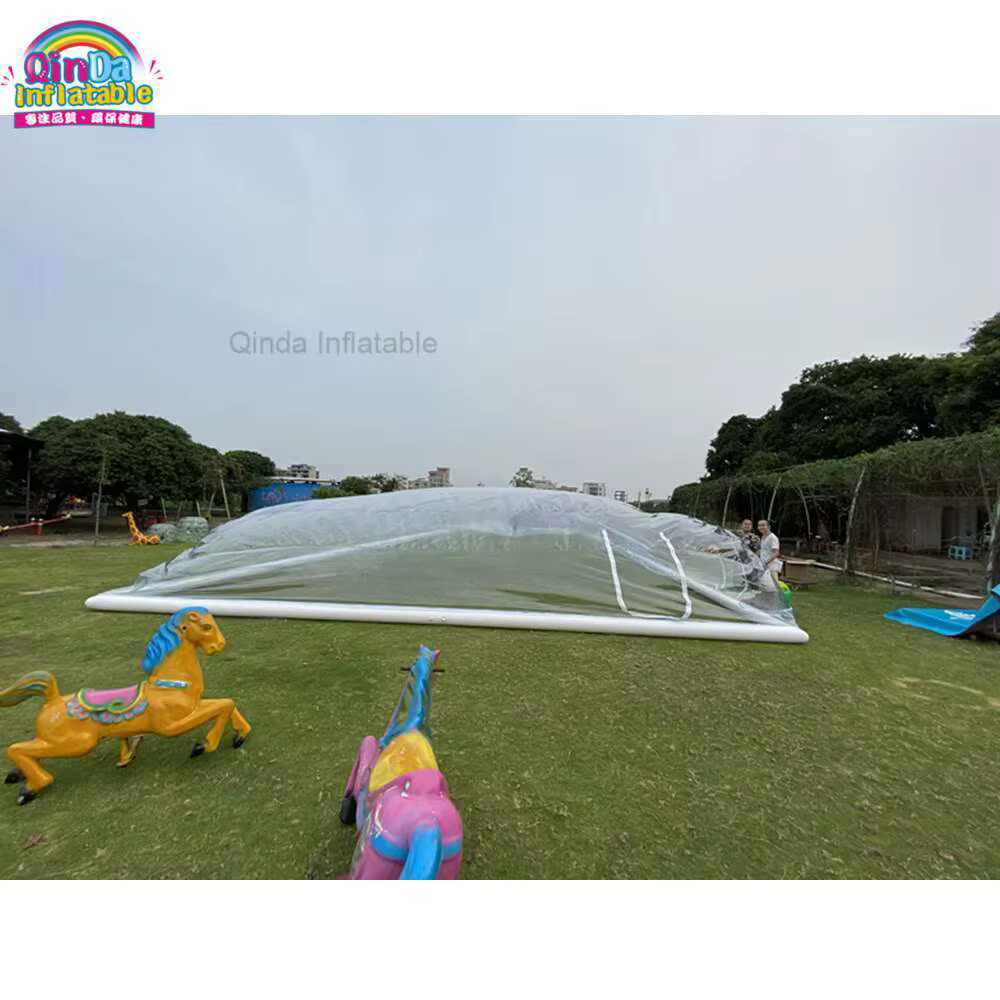 Tente de couverture de piscine gonflable en forme de bulle
