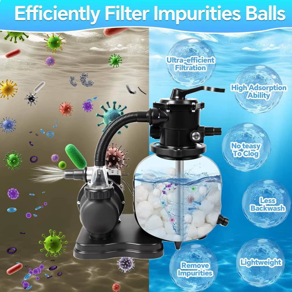 Boules de nettoyage de filtre de piscine 200/500/700g