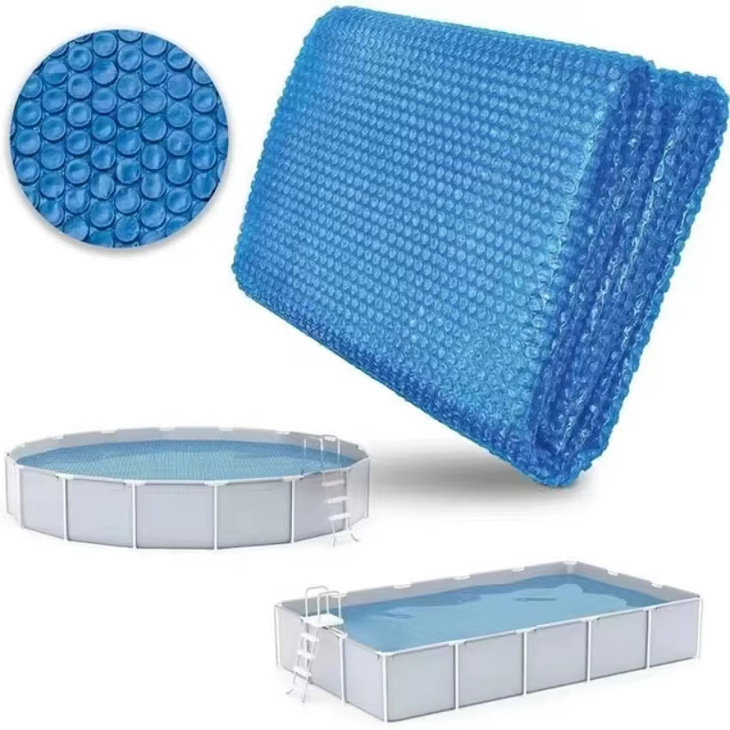 Couverture solaire ronde anti-poussière pour piscine