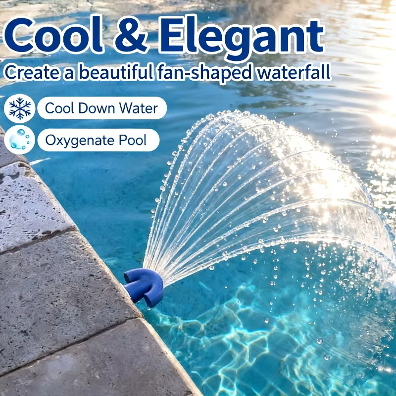 Ensemble de 1 ou 2 fontaines d'oxygénation pour piscine