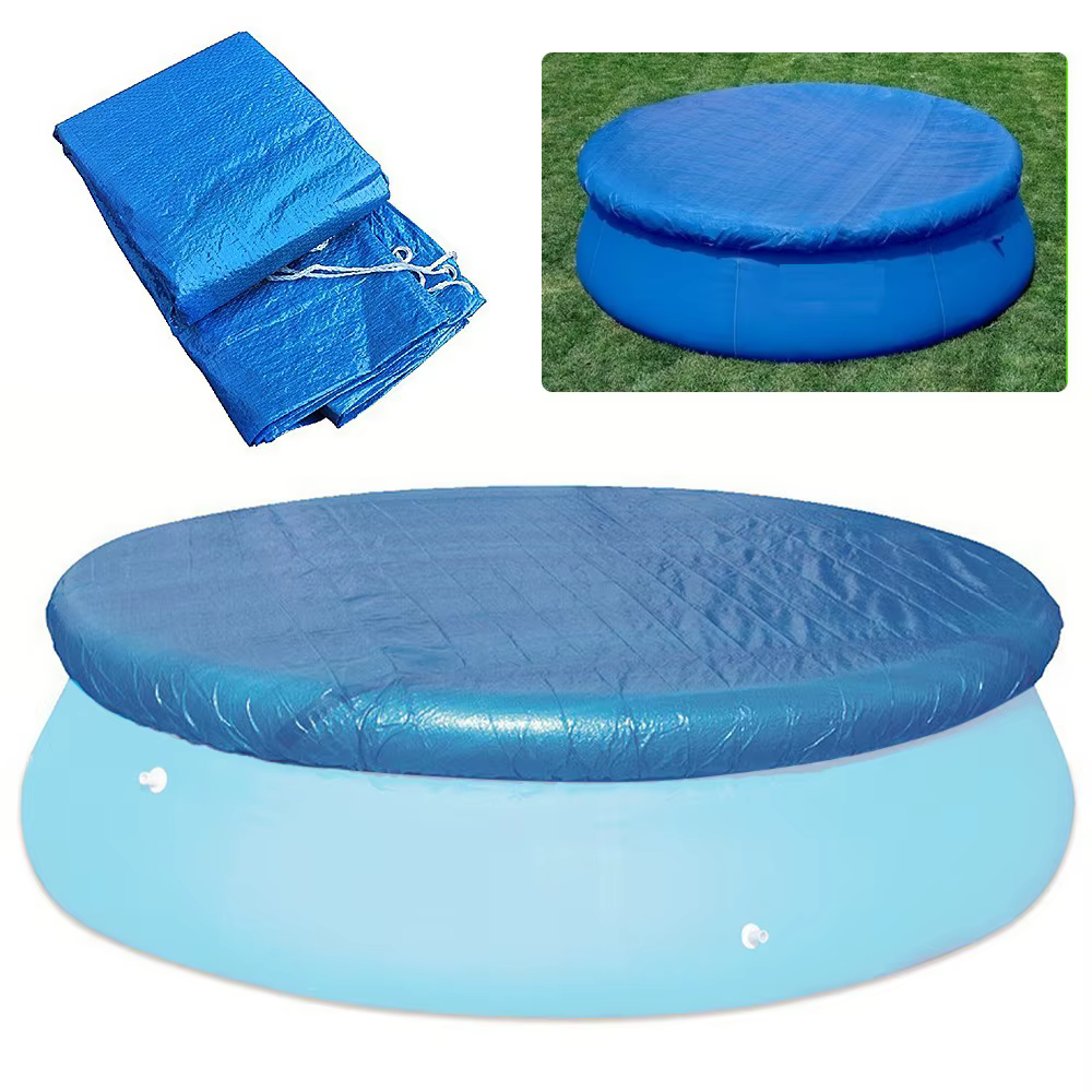 Bâche de piscine carrée d'extérieur