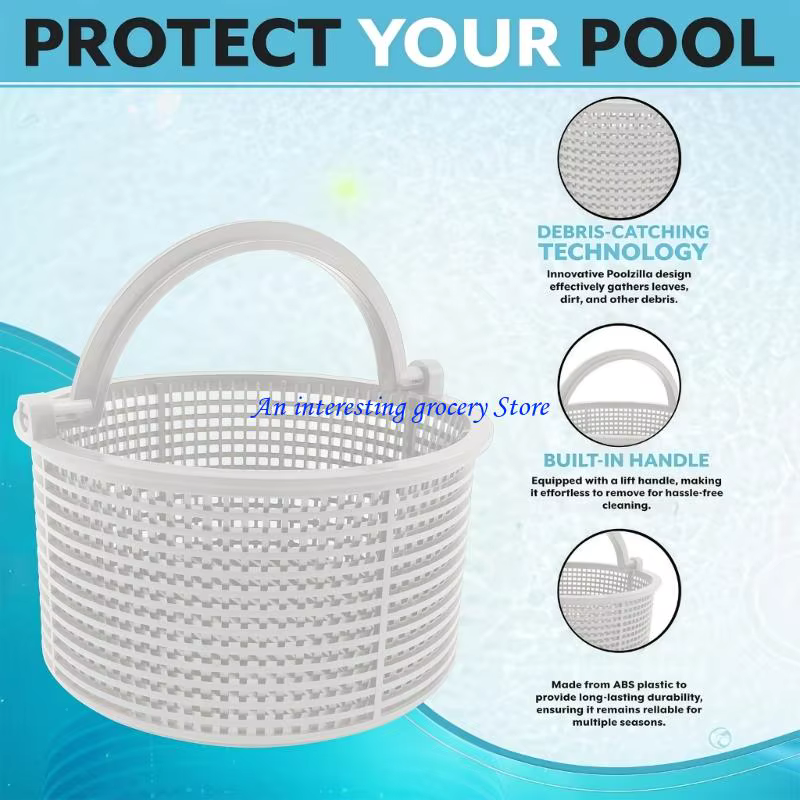 Panier d'écumoire piscine 652D, pour le nettoyage des accessoires piscine hors