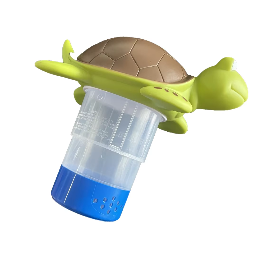 Distributeur de chlore flottant pour piscine (Turtle verte)