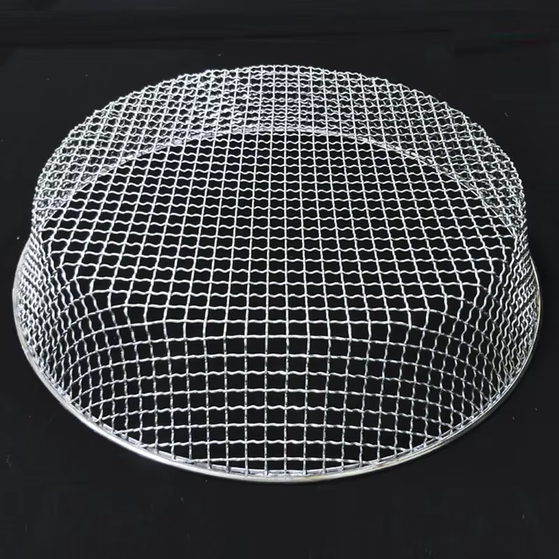 Acier inoxydable robuste jardin métal pêche grand sol tamis Filtration grandes pierres plantation Pot outils de culture