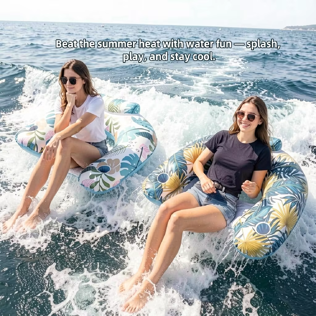 Fauteuil flottant gonflable en forme de U pour adultes