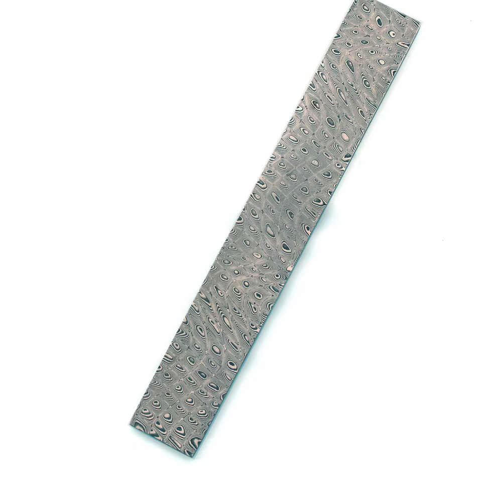 Barre de acier Damas à 60 couches, acier pour la fabrication de couteaux DIY, acier inoxydable pour la fabrication d'outils, durci HRC58-59