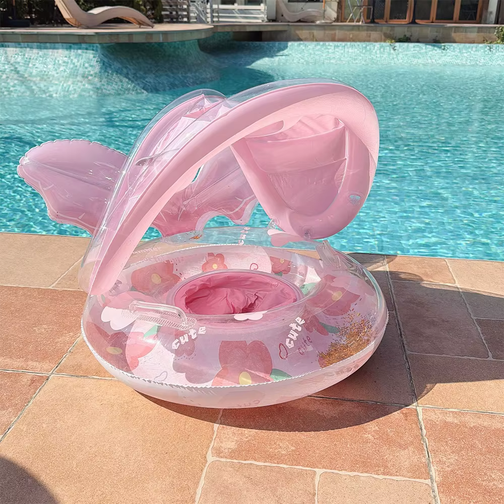 1 pièce Bouée de natation gonflable avec pare-soleil