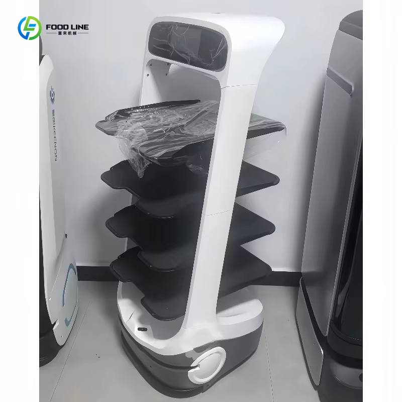 Robot de livraison de nourriture autonome personnalisé, machine intelligente multifonctionnelle pour serveurs, pour utilisation en restaurant