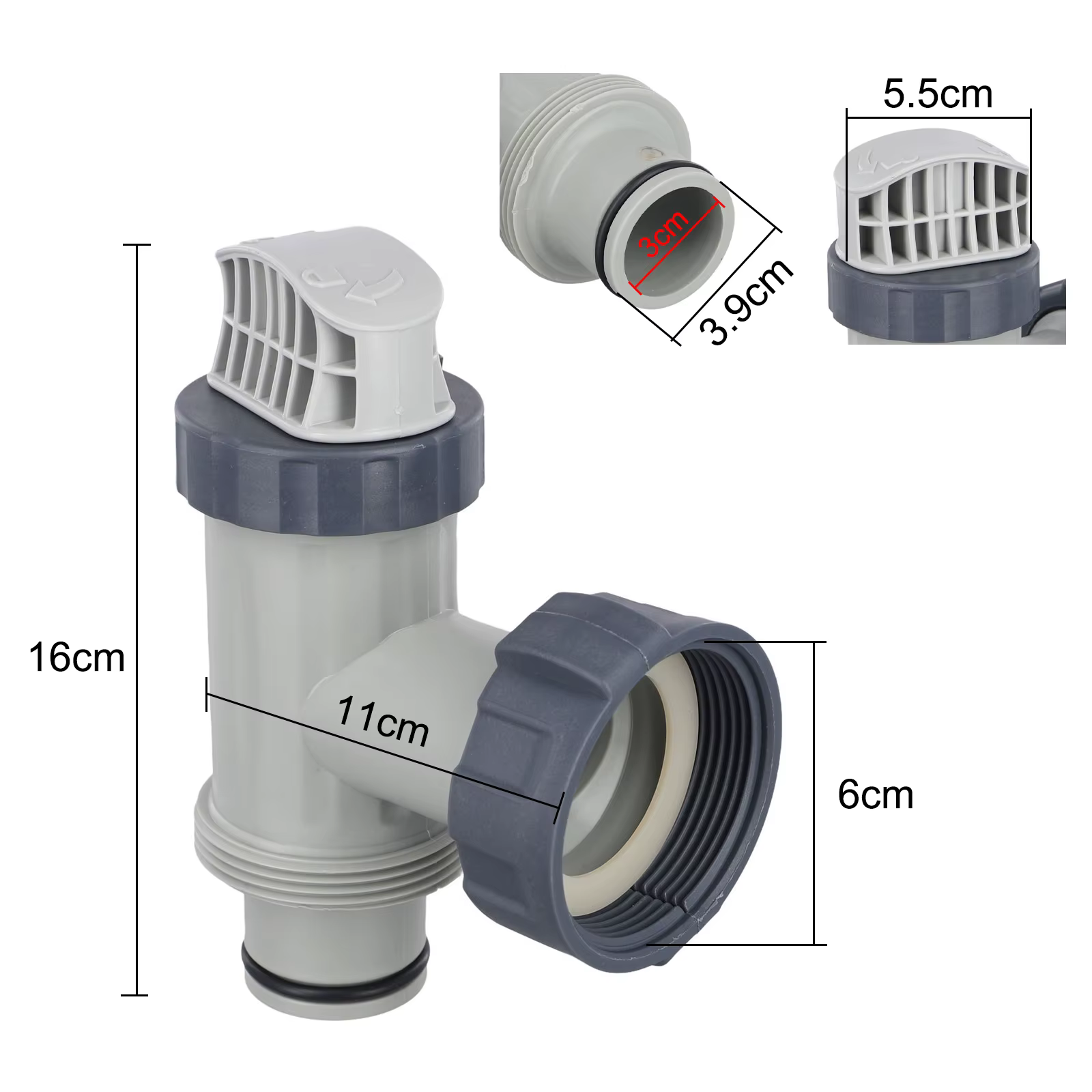 Valve à piston de piscine 25010 pour Intex 28635EG 28633EG 28671EG