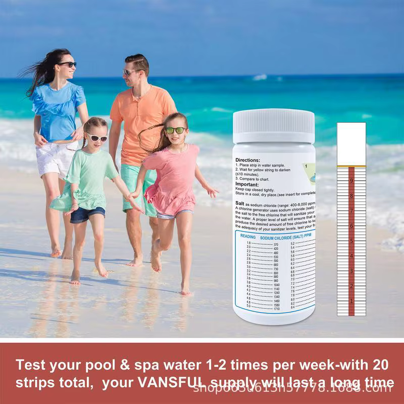 Bandelettes de Test de sel pour piscine