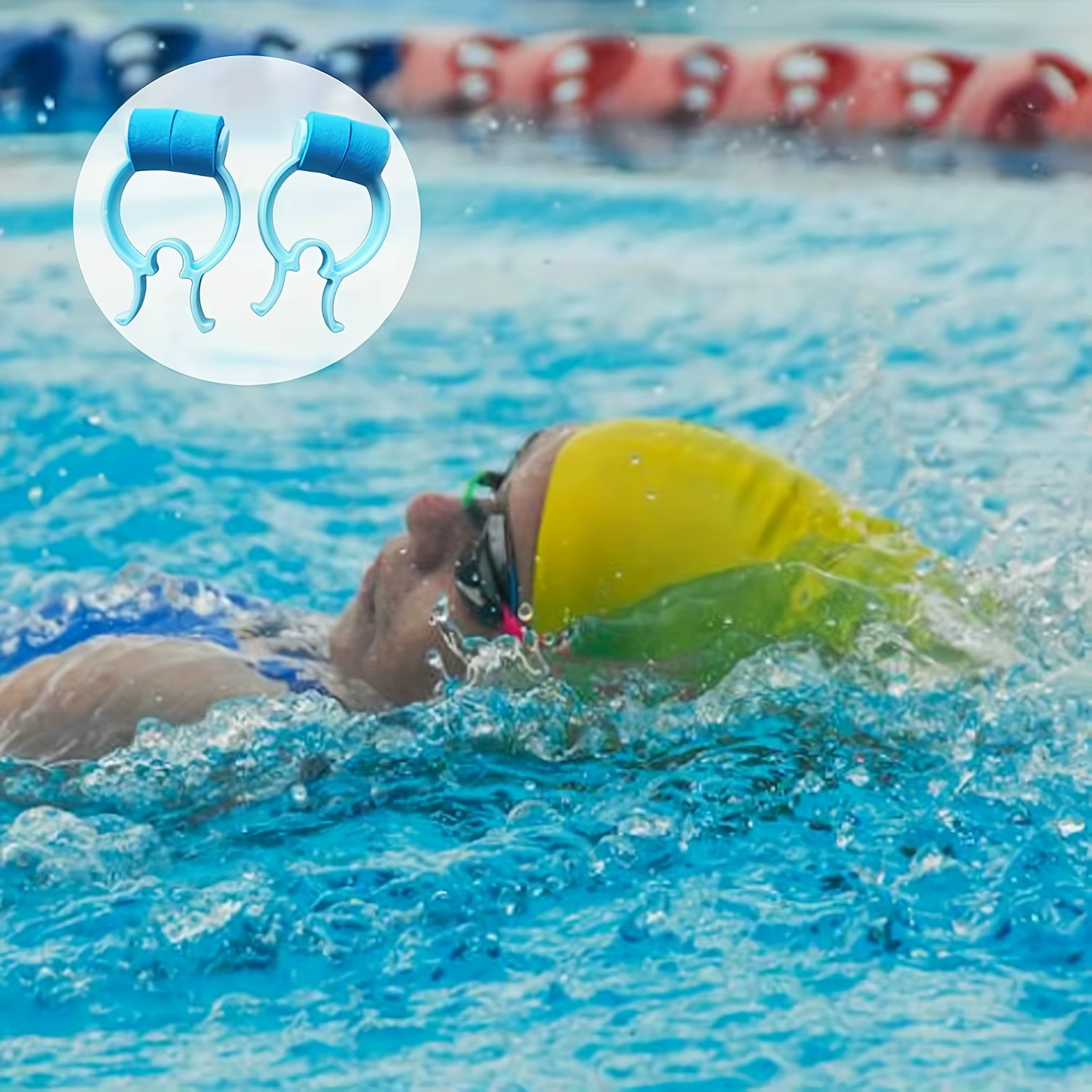 Pince-nez pour arrêter une pince-nez en plastique, un kit de pince-nez, une pince-nez de natation.