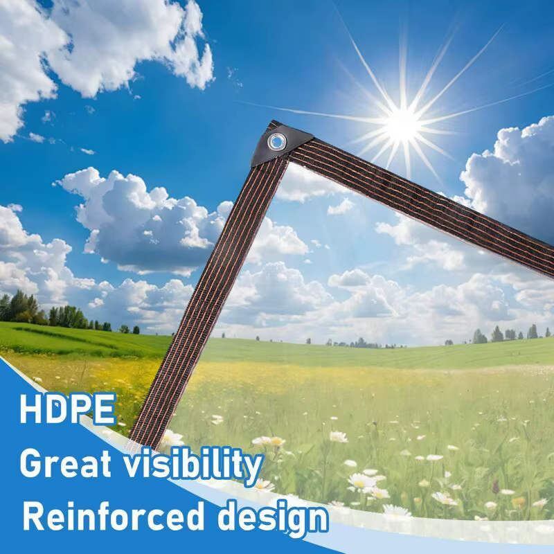 Bâche transparente imperméable avec œillets