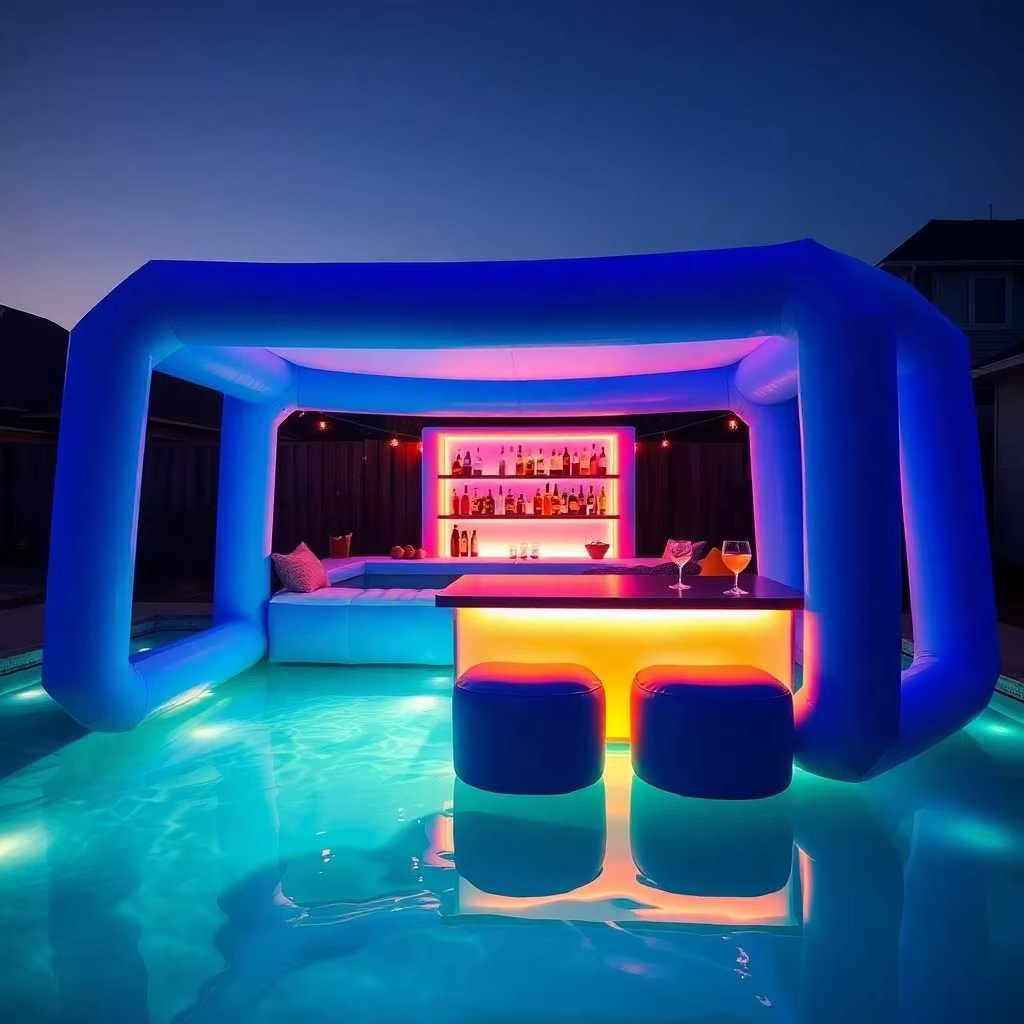 Canapé gonflable pour piscine