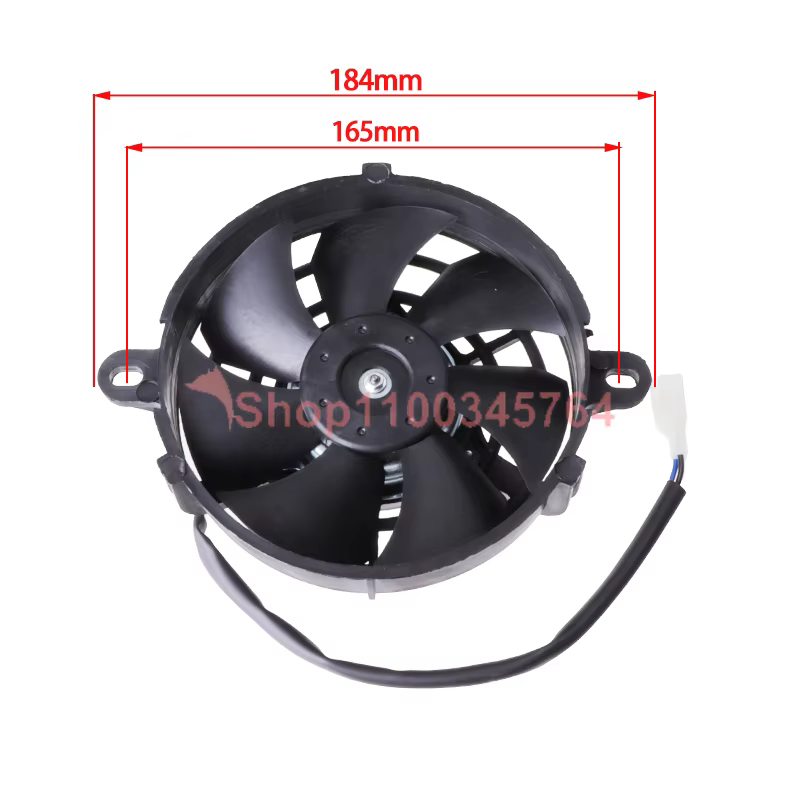 Refroidisseur d'Eau de Refroidissement de Moto, Accessoires Précieux pour Façades de Moto 4x4 RL UTV D343, Pièces de Vélo 150cc 200cc 250cc