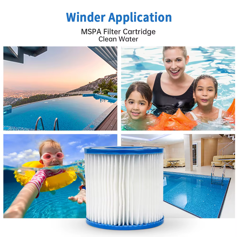 Filtre de piscine de remplacement compatible avec la pompe 58381 Flowclear Lay-Z-Spa - Miami Vegas Palm Springs