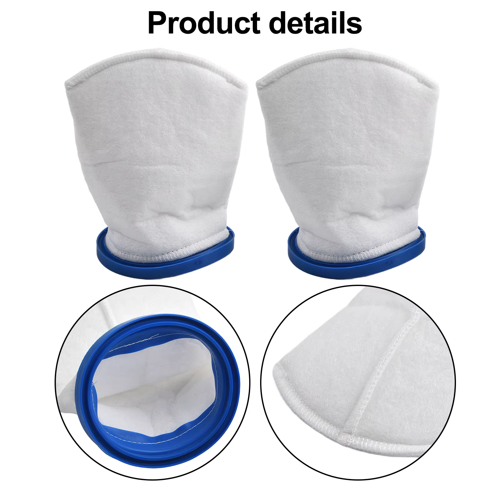 Sacs filtrants pour aspirateur de piscine