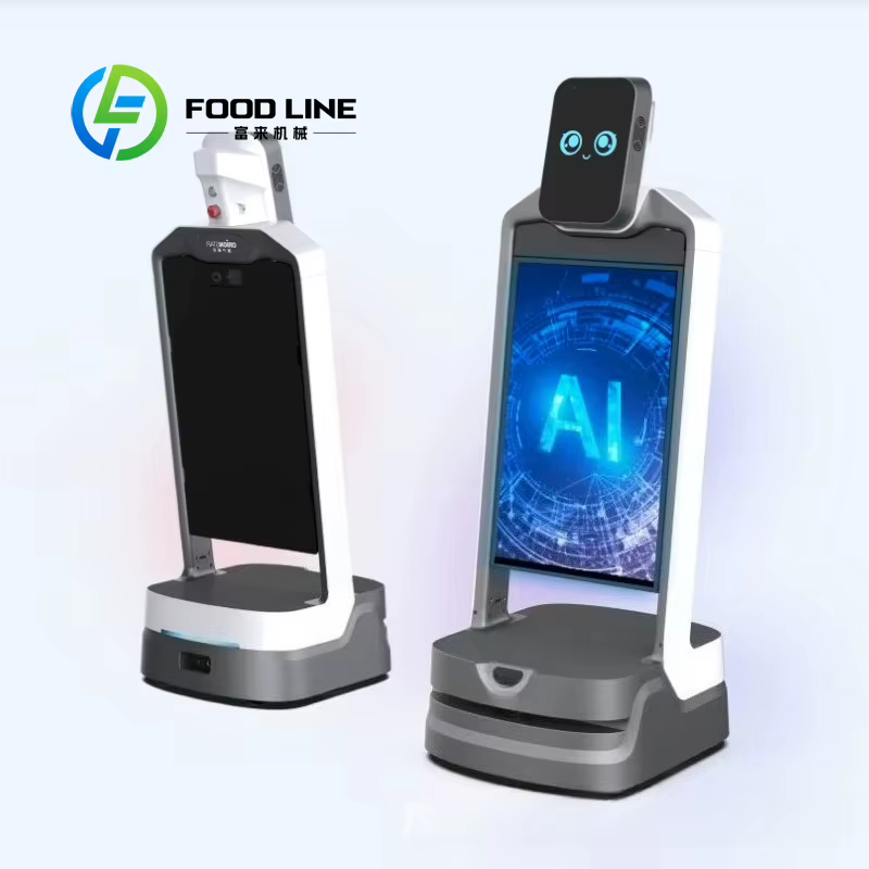 Robot de livraison IA personnalisé, serveur commercial pour restaurant, café, machine de service alimentaire autonome, machine de restauration