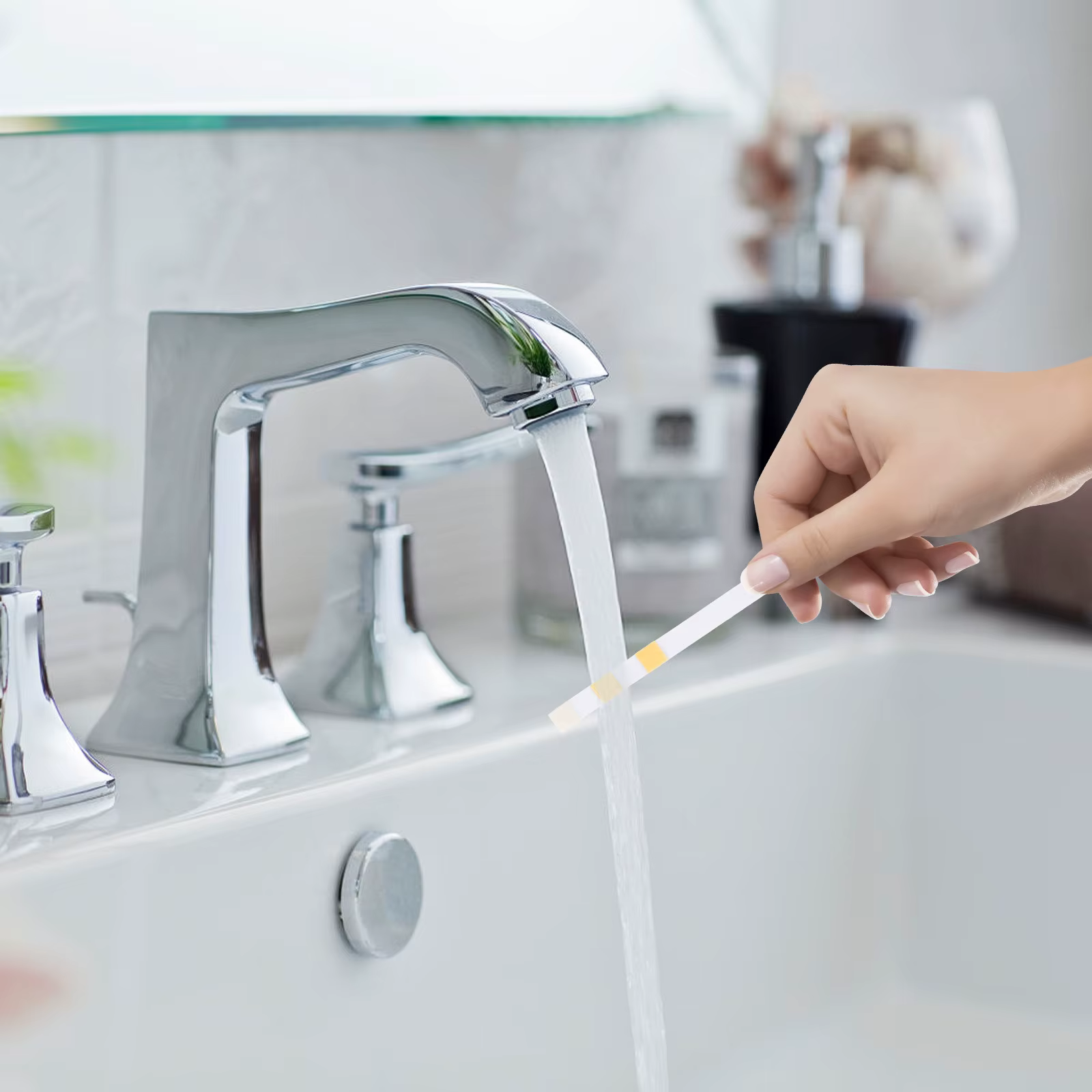 50 Bandelettes de Test Multifonctionnelles pour la Qualité de l'Eau