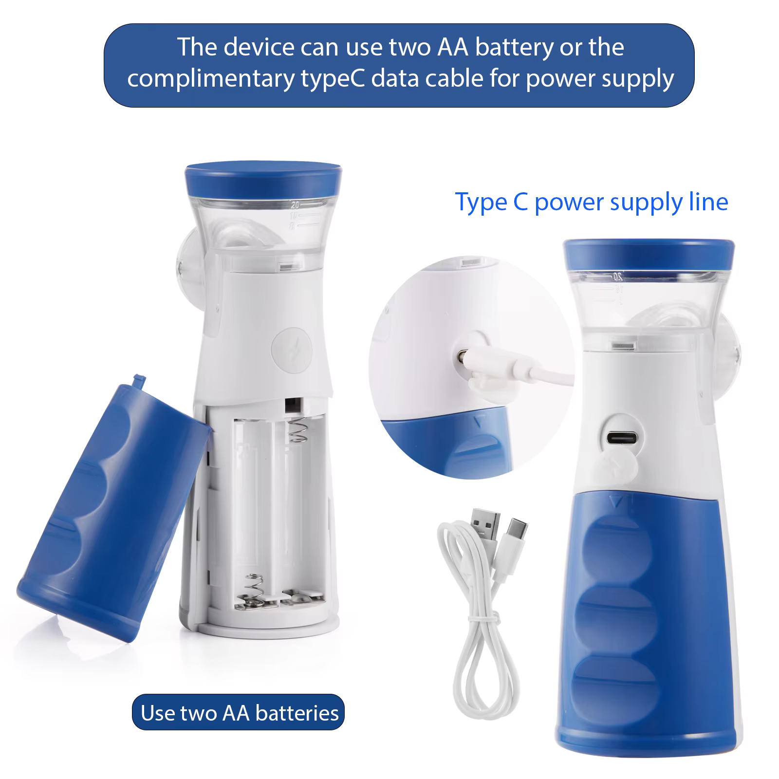 Nébuliseur médical Machine inhalateur d'asthme Mini USB portable automiseur enfants adulte enfant inhaler de vapeur nébuliseur à domicile soins de santé