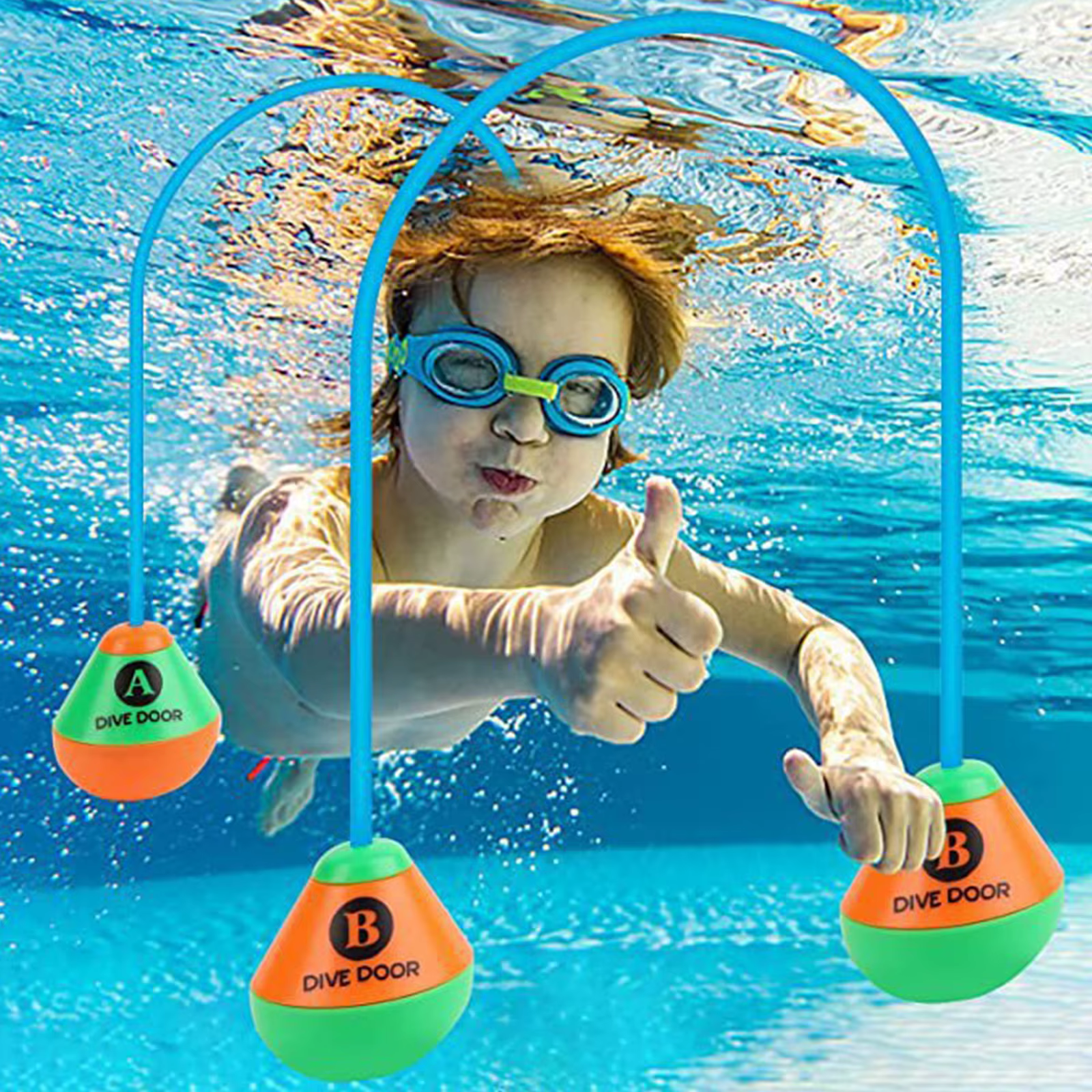 Lot de 2 aides de jeu aquatiques amusantes pour la plongée sous-marine