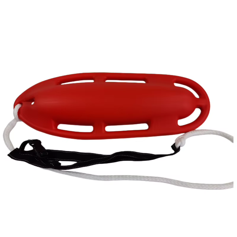 Bouée de sauvetage professionnelle pour la natation en eau libre, flotteur de sauvetage à 6 poignées, équipement de sauvetage pour le kayak et la plongée avec tuba