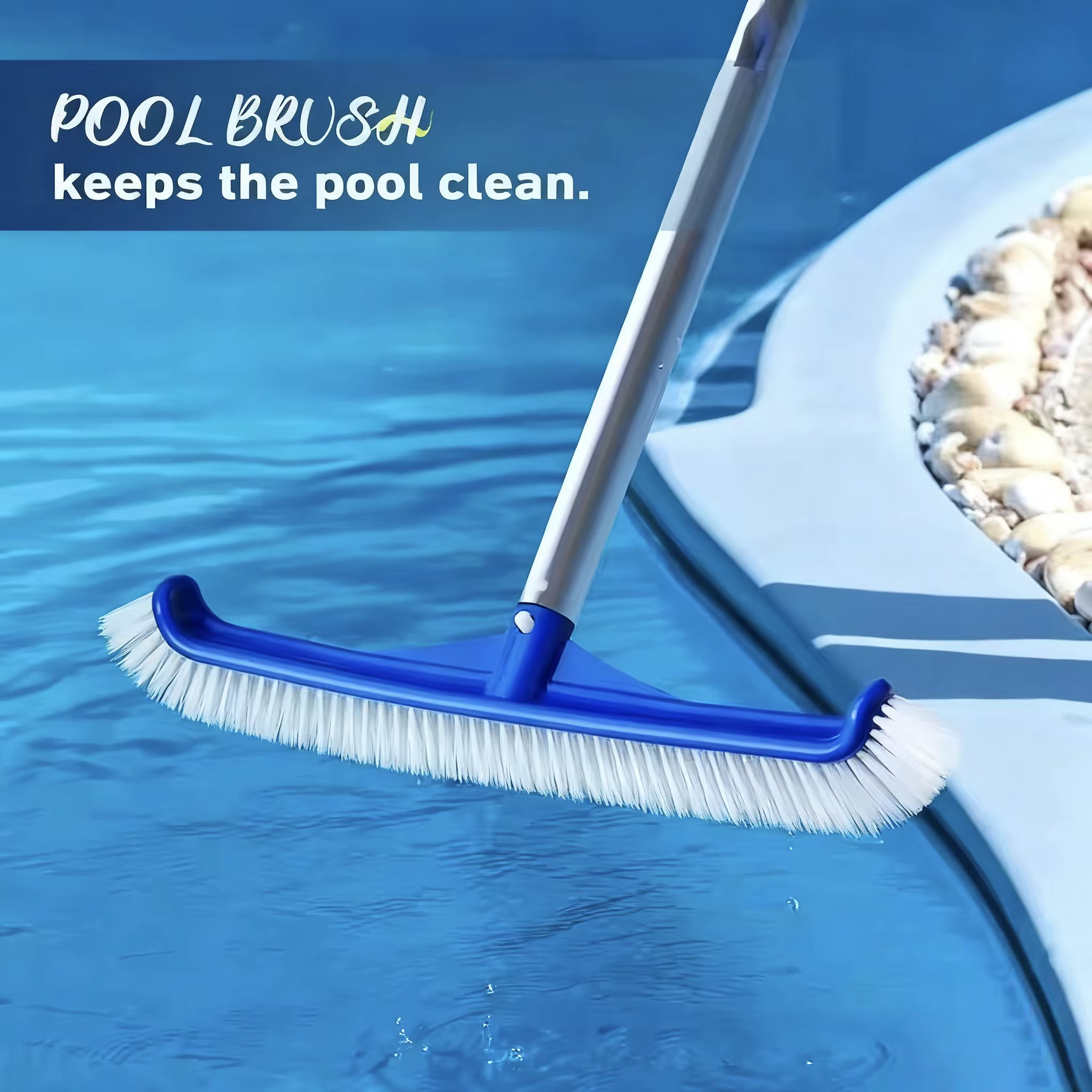 Brosse de nettoyage de piscine professionnelle de 17