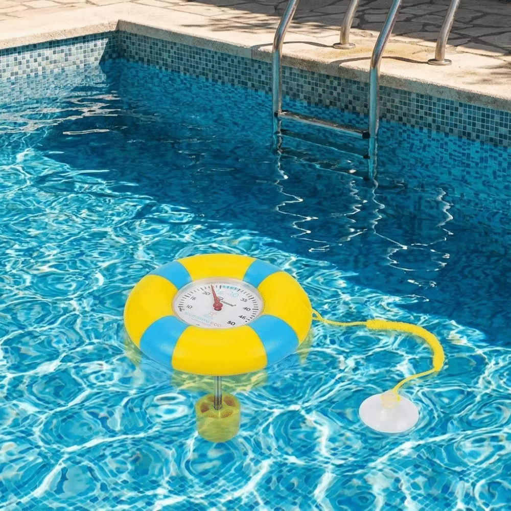 Thermomètre de piscine flottant étanche