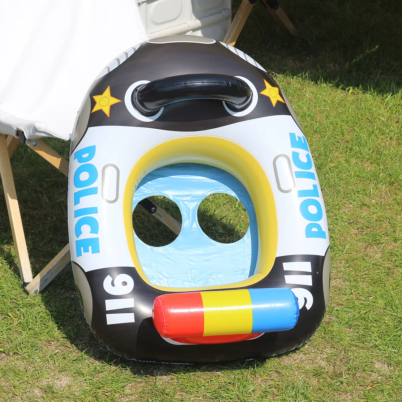 Siège d'anneau flottant de piscine 1 pièce