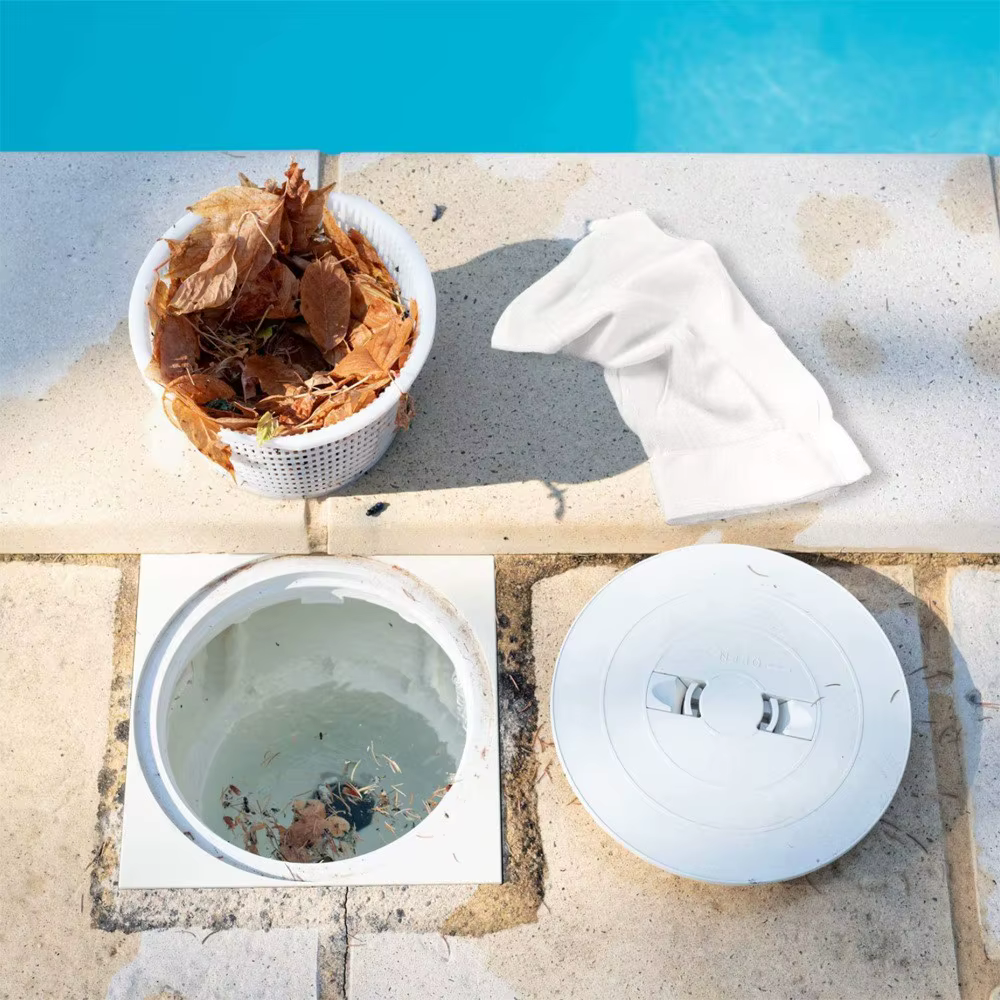 10 chaussettes pour écumoire de piscine - Filtres en maille fine réutilisables