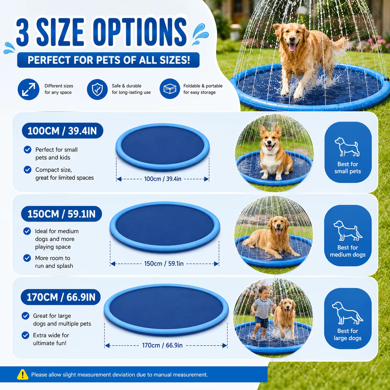 Piscine gonflable pour chien
