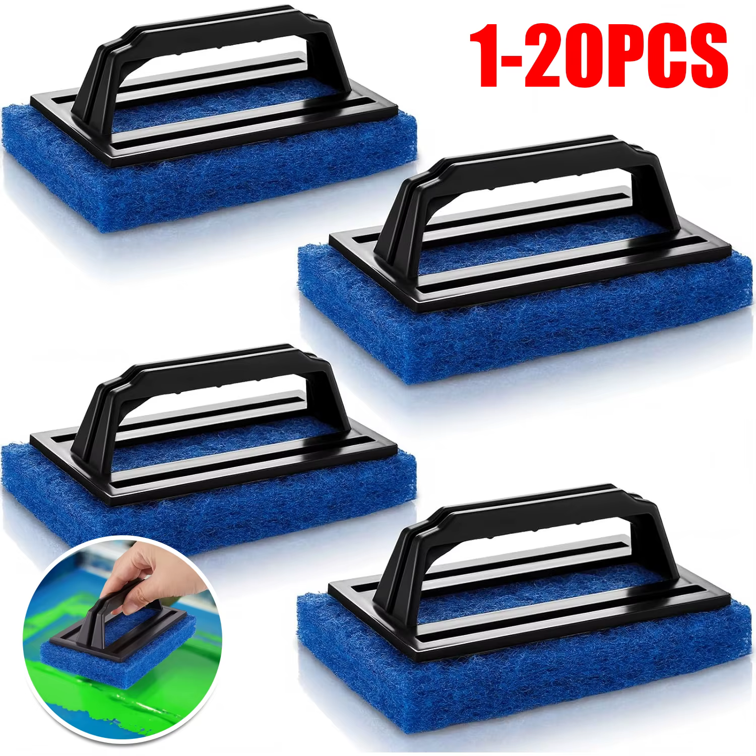 Brosse éponge de nettoyage pour jacuzzi et piscine