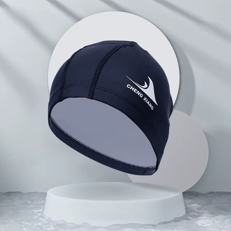 Tissu imperméable protéger les oreilles cheveux longs sport piscine chapeau requin haute élasticité Flexible Durable bonnet de bain pour hommes femmes