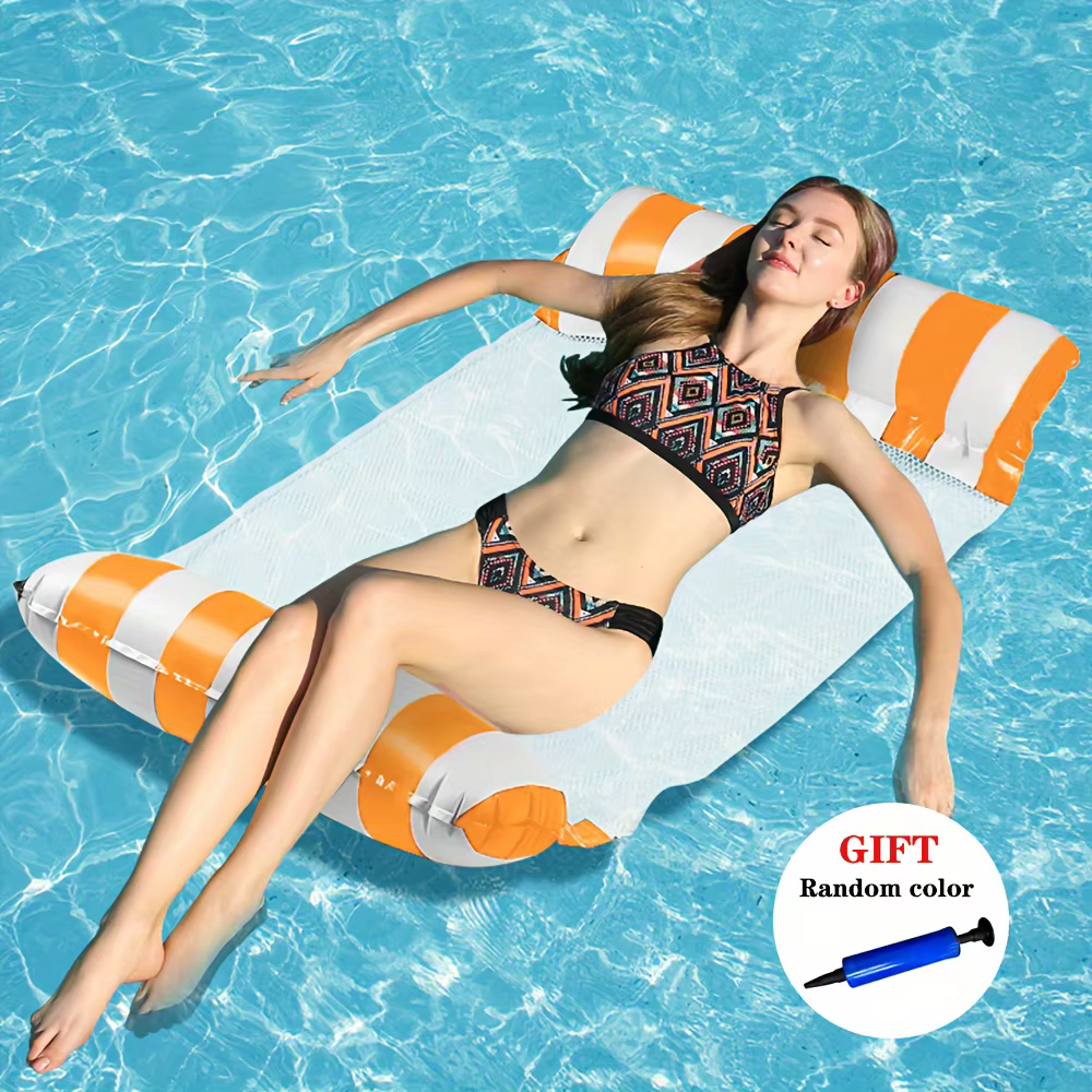 Canapé d'eau de natation hamac gonflable tapis