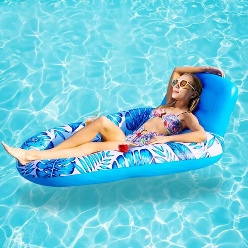 Chaise longue gonflable pour adultes