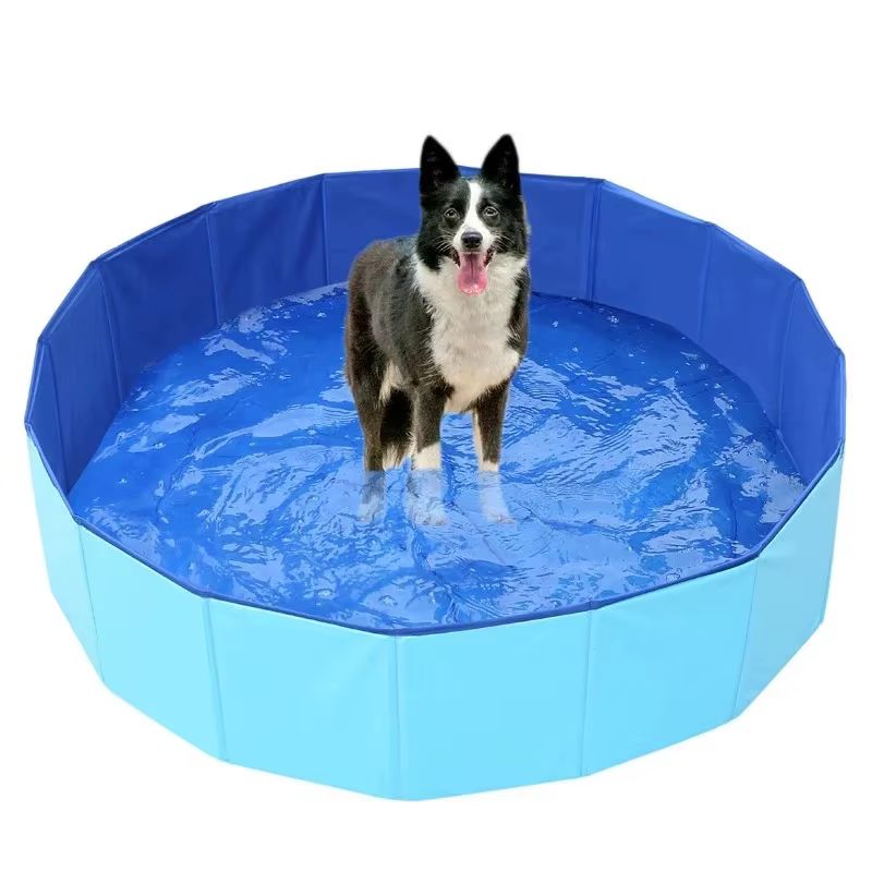 Piscine pliable pour animaux de compagnie baignoire Portable pour chien 160x30cm 120x30cm