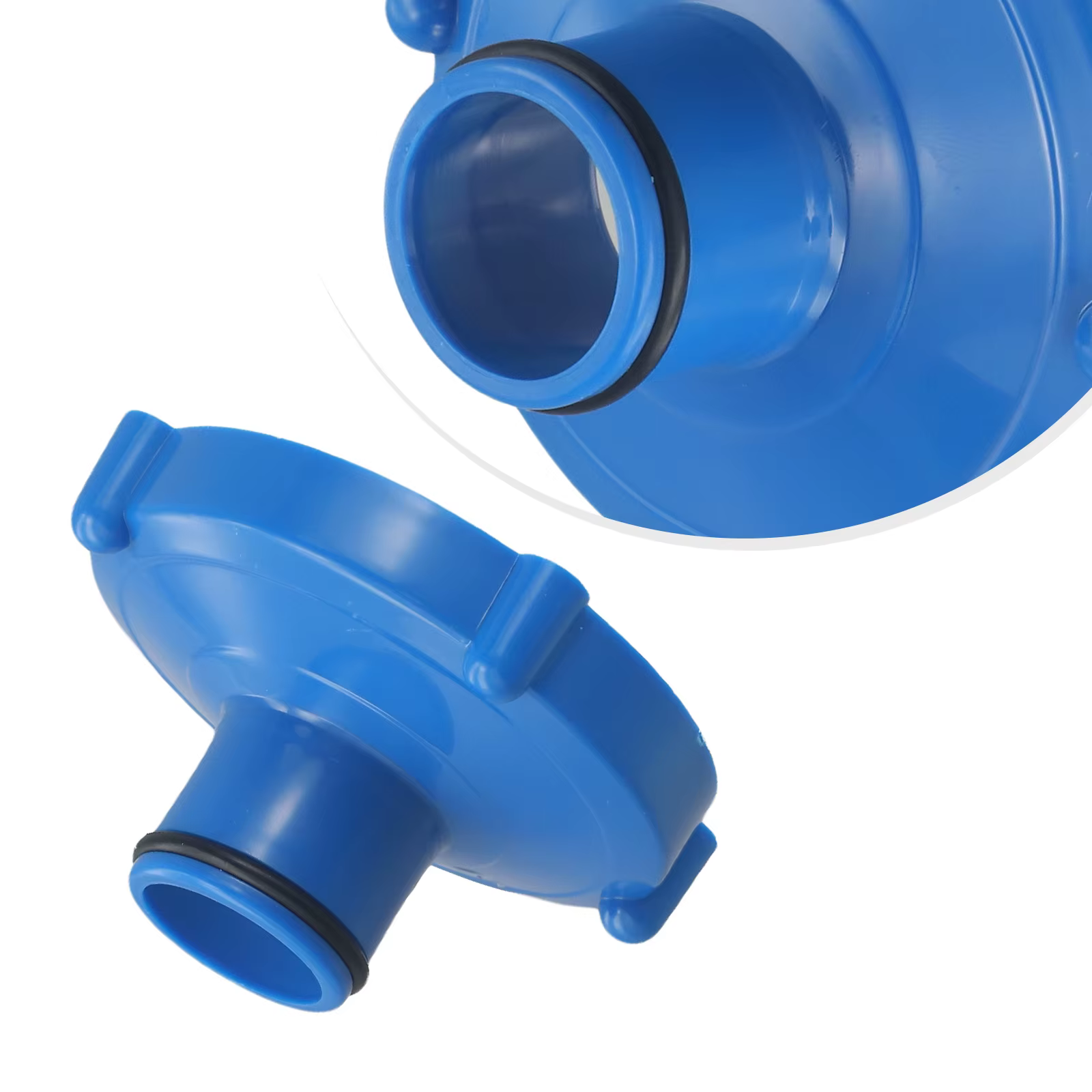 Connecteur d'adaptateur de tuyau de piscine de remplacement bleu en PVC pour connecteurs et robinets