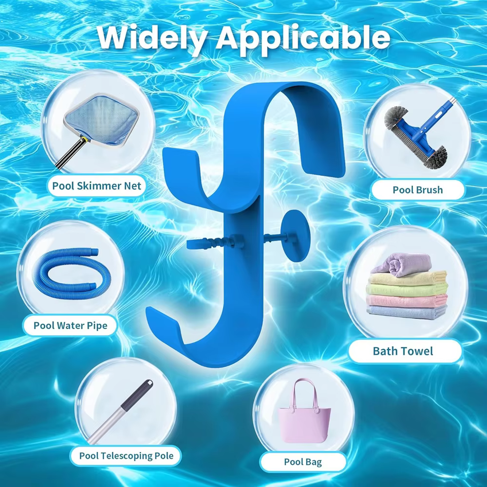 Support de tuyau de piscine réglable