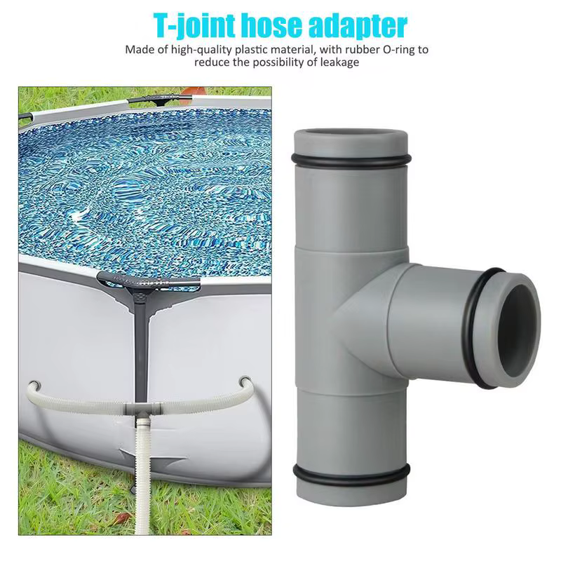 Connecteur de pompe de piscine en forme de T