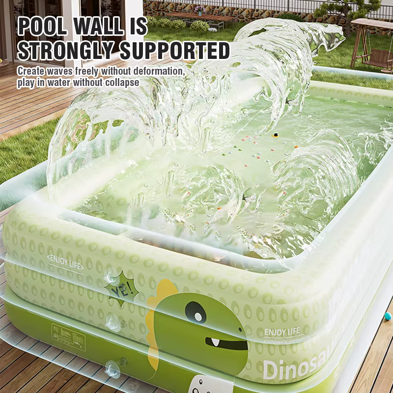 Grande piscine gonflable pliable