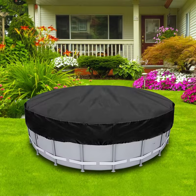 Couverture de piscine ronde pliable et étanche