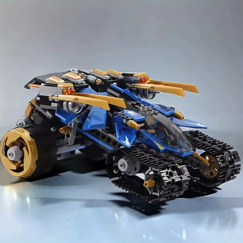 Bloc de construction Mecha technologie Ninja Thunder Raiders guerrier mécanique Robot bloc de construction arme de guerre modèle jouet enfant