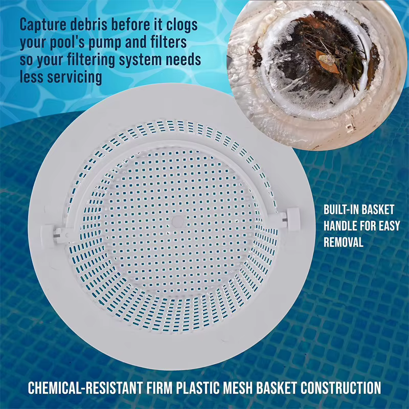 Panier d'écumoire de piscine pour piscines creusées
