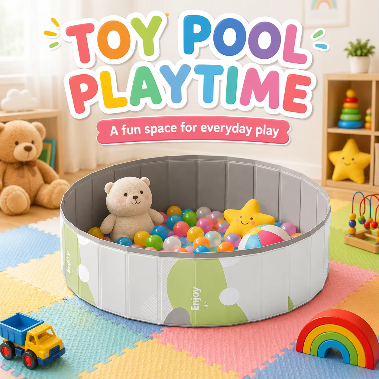 1PC Baignoire pliable, Piscine portable