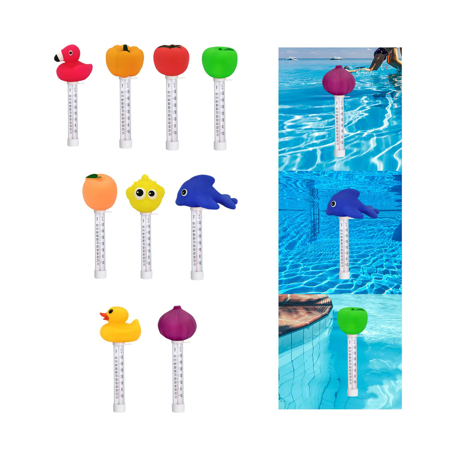Thermomètre pour piscine et spa