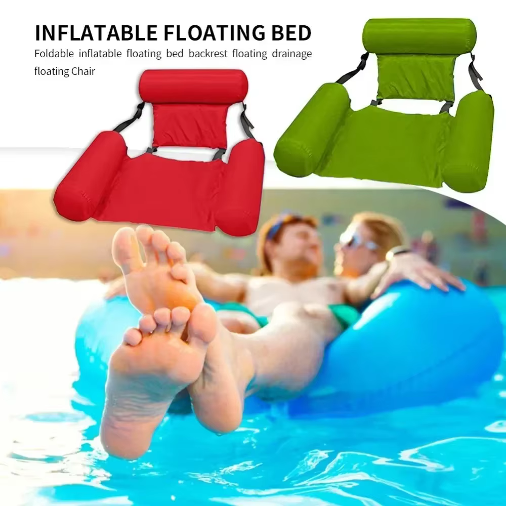 Hamac aquatique gonflable pliable