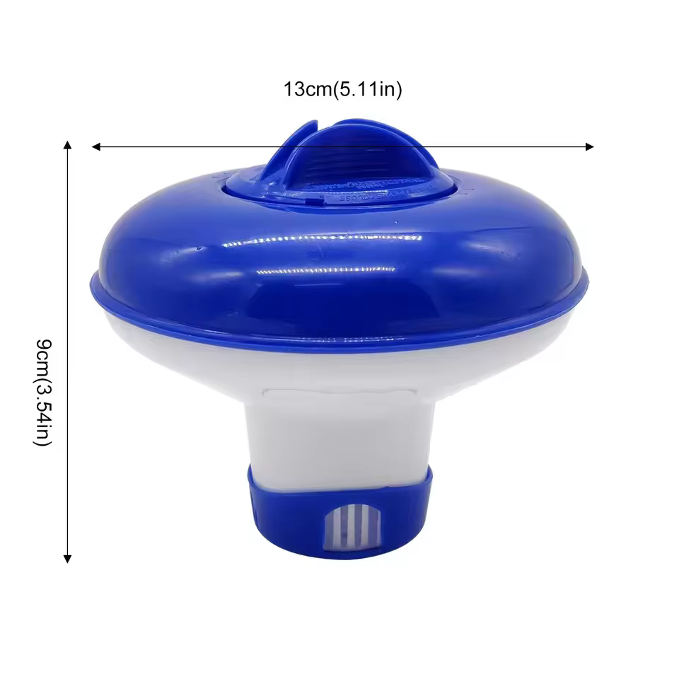 Dispositif de dosage automatique de désinfection flottant télescopique de 5 pouces pour piscine et spa