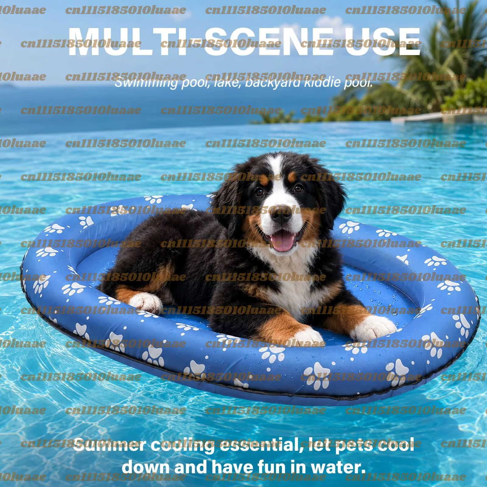 Piscine gonflable pour chien