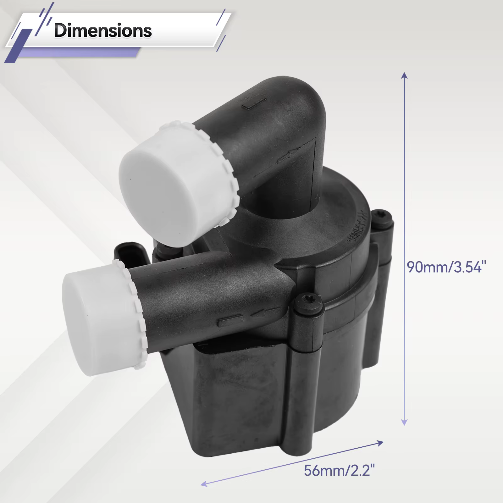 5N 0965561 Pompe à eau de refroidissement auxiliaire pour voiture, 5N0 965 561, pour Audi A1 A3 Q3 TT VW Golf Passat Skoda Seat 1.6 TDI 2.0 TDI 5N 0122093