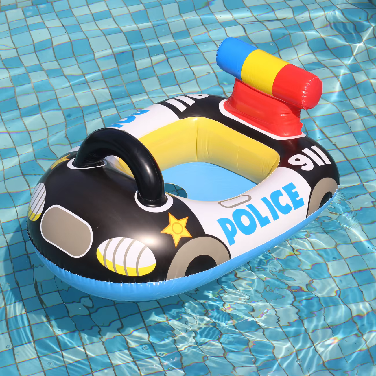 Siège d'anneau flottant de piscine 1 pièce