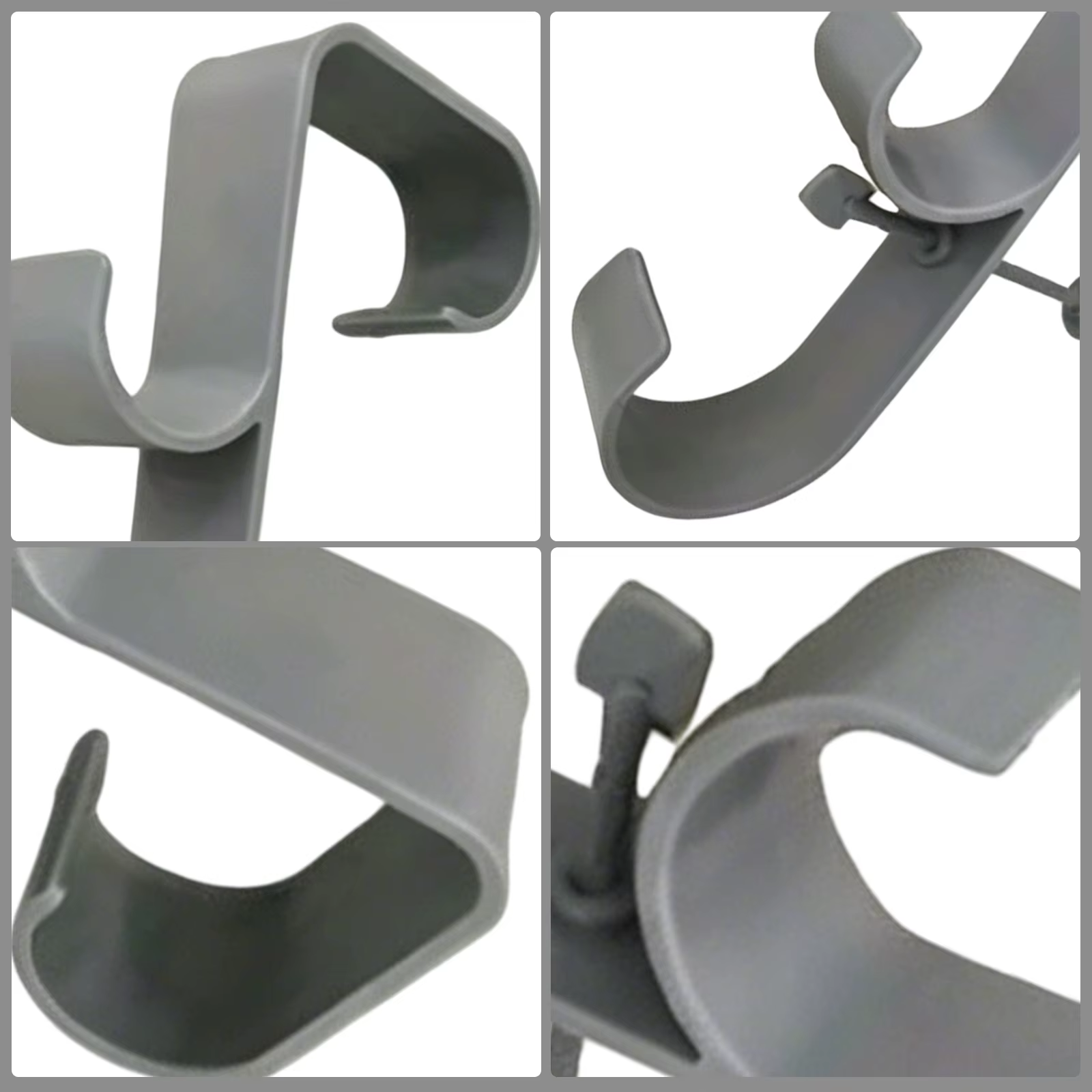 Lot de 2 supports multifonctionnels pour épuisette à feuilles de piscine et brosse
